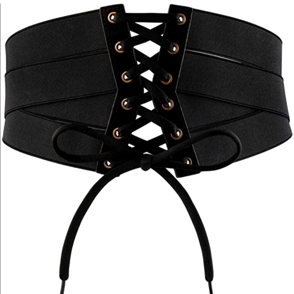 Retro Lace-up Corset Waist Belt